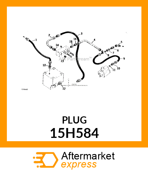 FITTING, PIPE PLUG 15H584