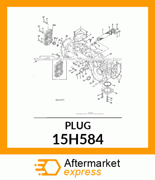 FITTING, PIPE PLUG 15H584