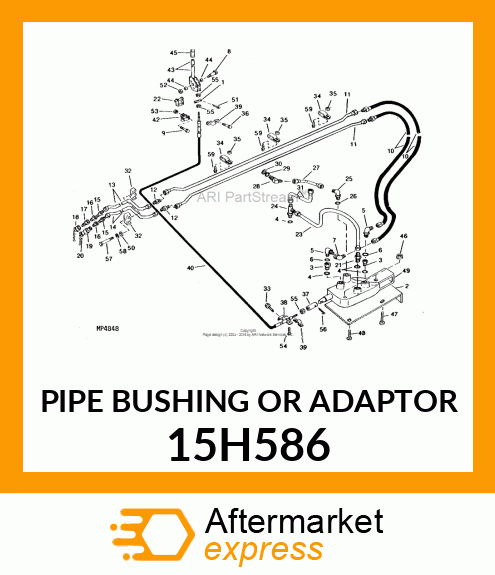 PIPE BUSHING OR ADAPTOR 15H586