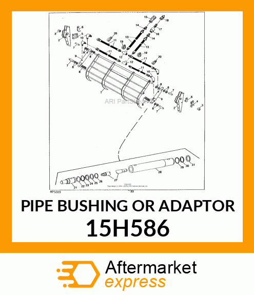 PIPE BUSHING OR ADAPTOR 15H586