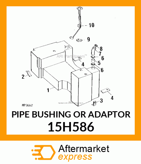 PIPE BUSHING OR ADAPTOR 15H586