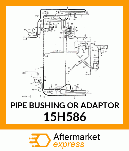 PIPE BUSHING OR ADAPTOR 15H586