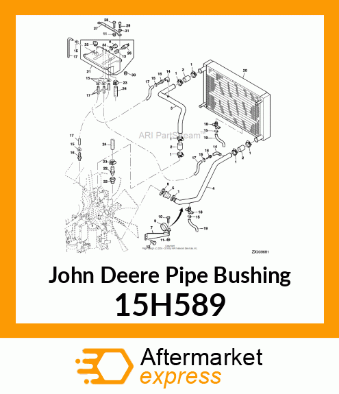 PIPE BUSHING OR ADAPTOR 15H589