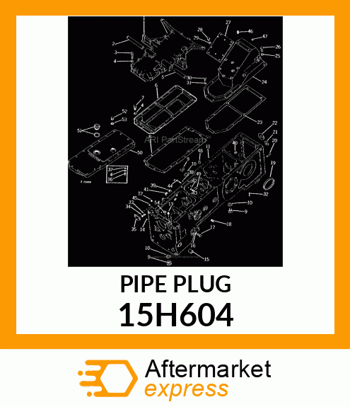 FITTING, PIPE PLUG 15H604