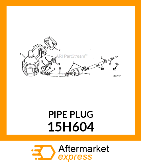 FITTING, PIPE PLUG 15H604