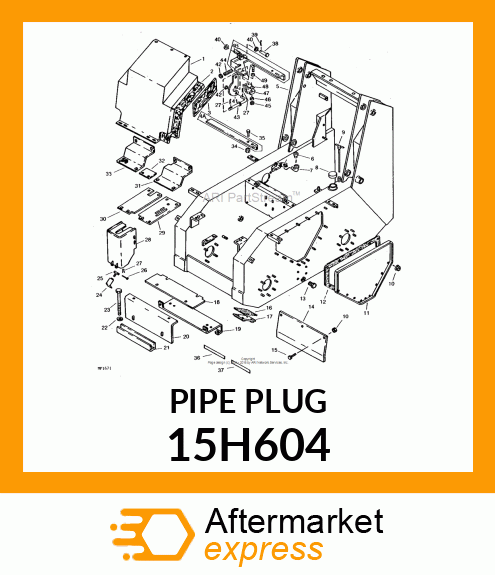 FITTING, PIPE PLUG 15H604