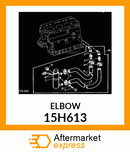 FITTING, 90 DEGREE STREET ELBOW 15H613