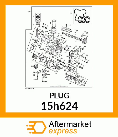 PIPE PLUG 15h624