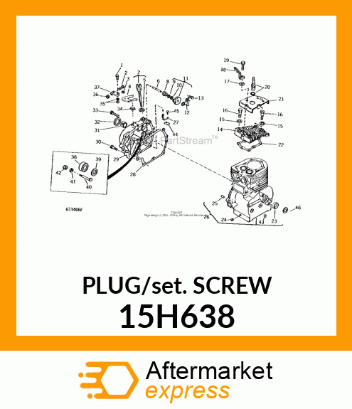 FITTING, PIPE PLUG 15H638