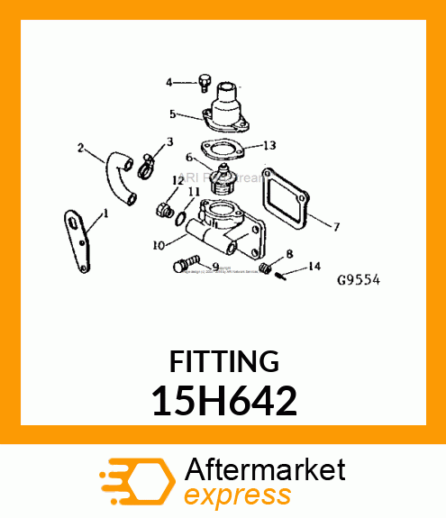 PIPE BUSHING OR ADAPTOR 15H642