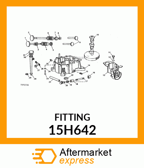 PIPE BUSHING OR ADAPTOR 15H642