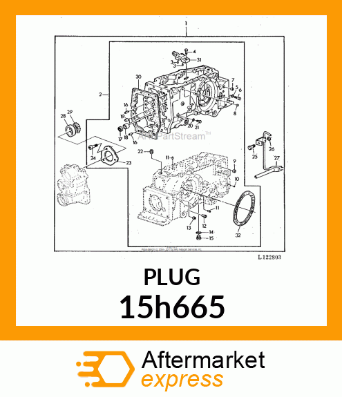 FITTING, PIPE PLUG 15h665