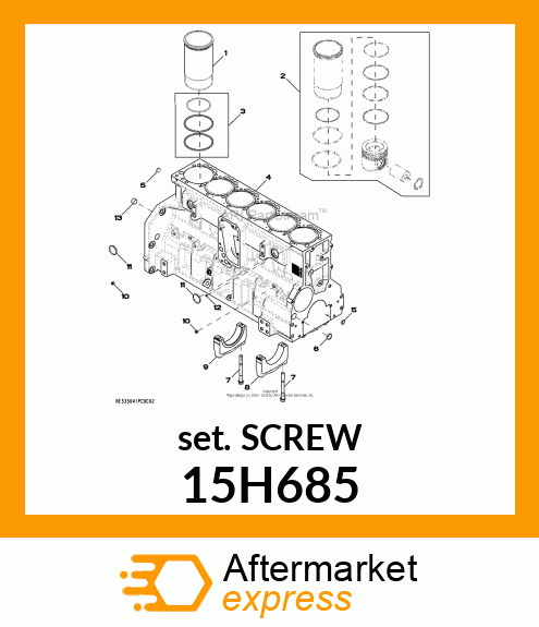 FITTING, PIPE PLUG 15H685