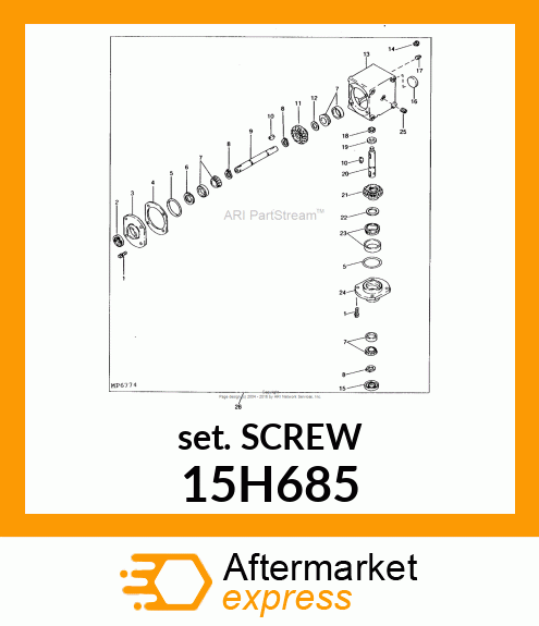 FITTING, PIPE PLUG 15H685