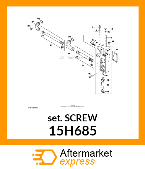 FITTING, PIPE PLUG 15H685