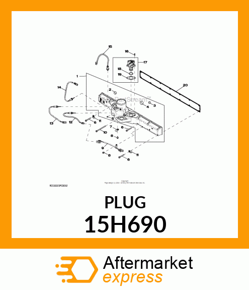 FITTING, PIPE PLUG 15H690