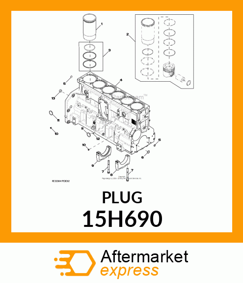 FITTING, PIPE PLUG 15H690