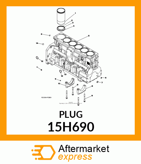 FITTING, PIPE PLUG 15H690