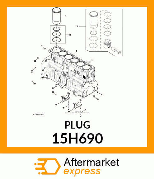 FITTING, PIPE PLUG 15H690