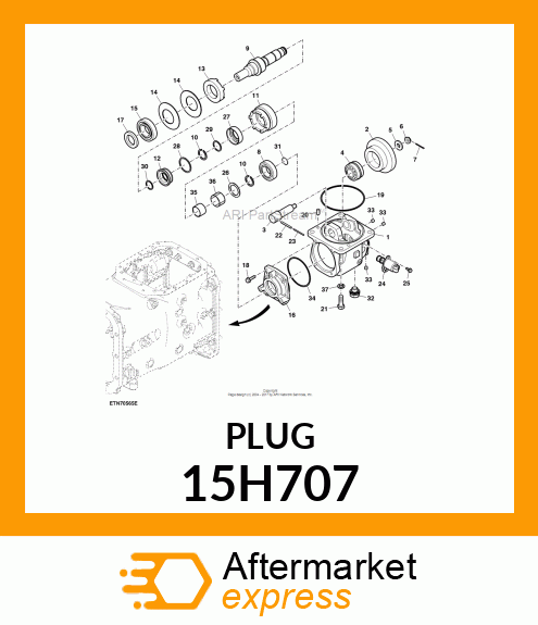 FITTING, PIPE PLUG 15H707