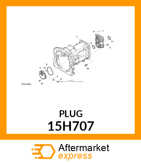 FITTING, PIPE PLUG 15H707