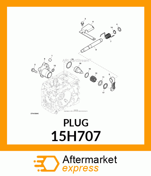 FITTING, PIPE PLUG 15H707