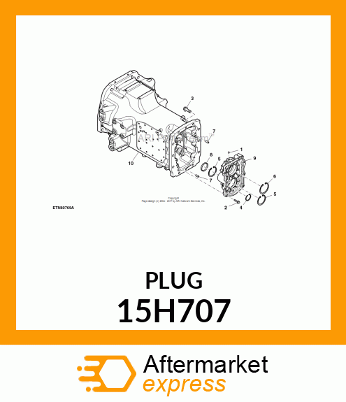 FITTING, PIPE PLUG 15H707