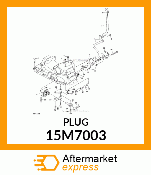 PLUG, DRAIN, METRIC, WASHER FACE 15M7003