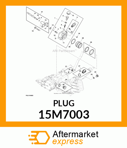 PLUG, DRAIN, METRIC, WASHER FACE 15M7003