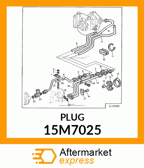 PLUG, DRAIN, METRIC, HEX SOCKET 15M7025