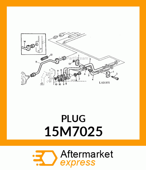 PLUG, DRAIN, METRIC, HEX SOCKET 15M7025