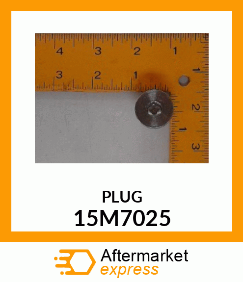 PLUG, DRAIN, METRIC, HEX SOCKET 15M7025