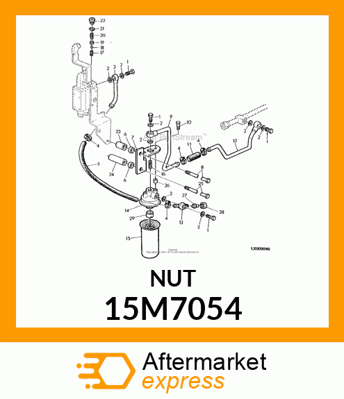 TUBE NUT 15M7054