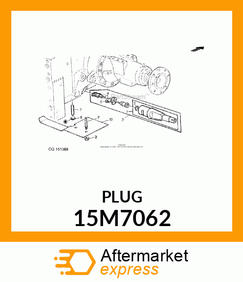 PLUG, DRAIN, METRIC, TAPER THREAD 15M7062