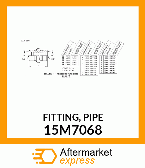 FITTING, PIPE 15M7068