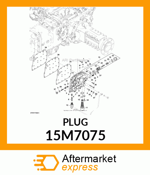 PLUG, DRAIN, METRIC, HEX amp; SQ SKT 15M7075