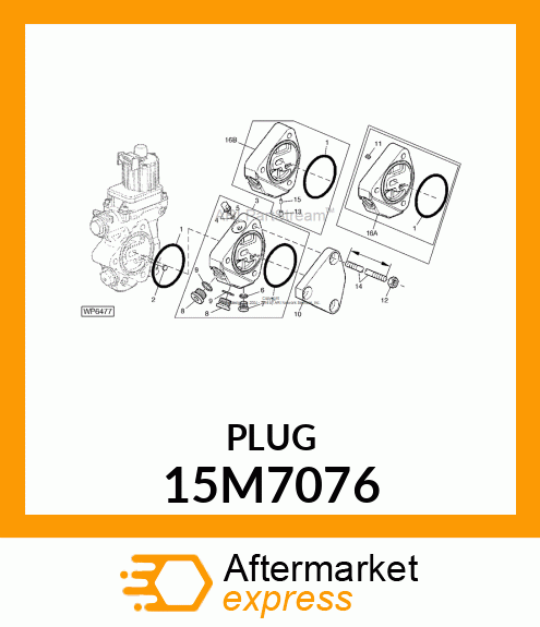 PLUG, DRAIN, METRIC, HEX amp; SQ SKT 15M7076