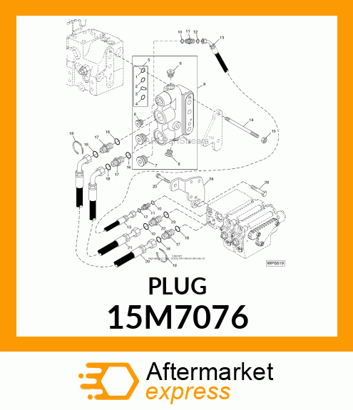 PLUG, DRAIN, METRIC, HEX amp; SQ SKT 15M7076