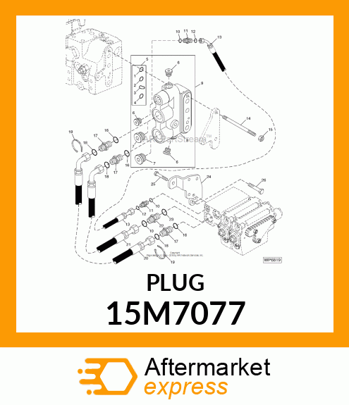 PLUG, DRAIN, METRIC, HEX amp; SQ SKT 15M7077