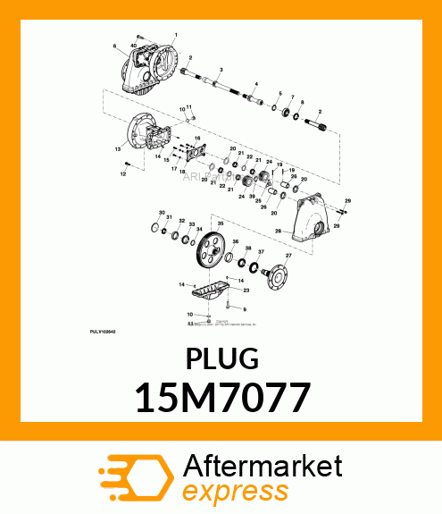 PLUG, DRAIN, METRIC, HEX amp; SQ SKT 15M7077