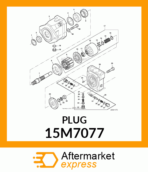 PLUG, DRAIN, METRIC, HEX amp; SQ SKT 15M7077