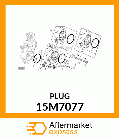 PLUG, DRAIN, METRIC, HEX amp; SQ SKT 15M7077