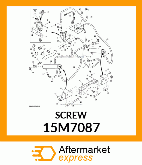 PLUG, DRAIN, METRIC, HEX SOCKET 15M7087