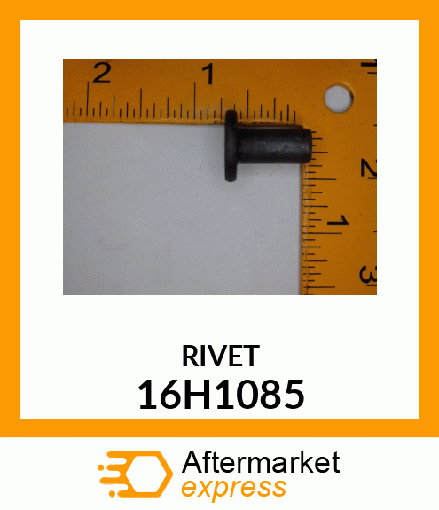 RIVET, SOLID, FLAT HEAD 16H1085