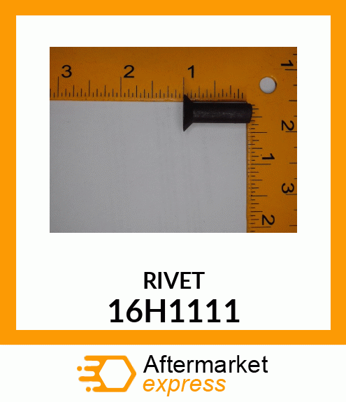 RIVET, SOLID, FLAT COUNTERSUNK HEAD 16H1111