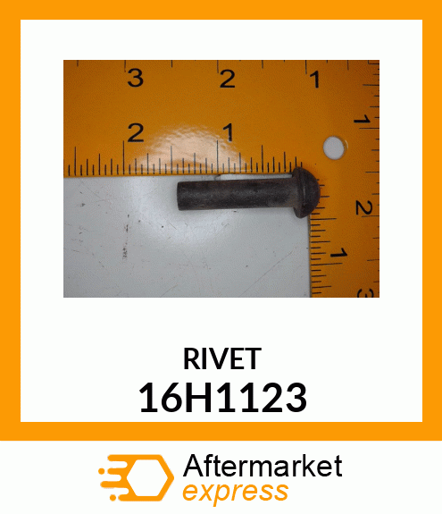 RIVET, SOLID, BUTTON HEAD 16H1123