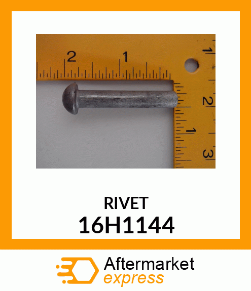 RIVET, SOLID, BUTTON HEAD 16H1144