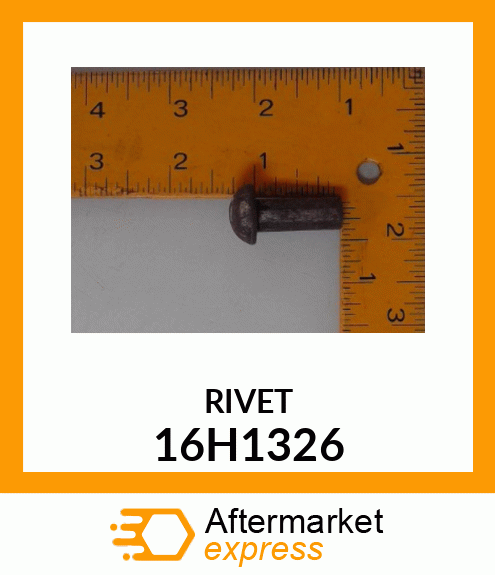 RIVET, SOLID, BUTTON HEAD 16H1326