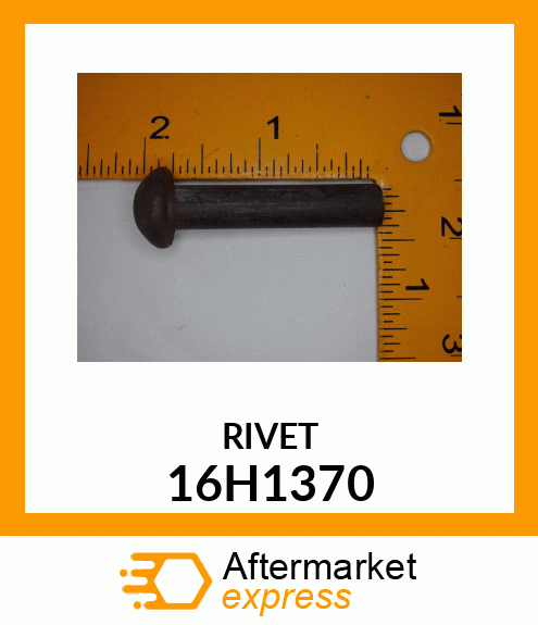 RIVET, SOLID, BUTTON HEAD 16H1370