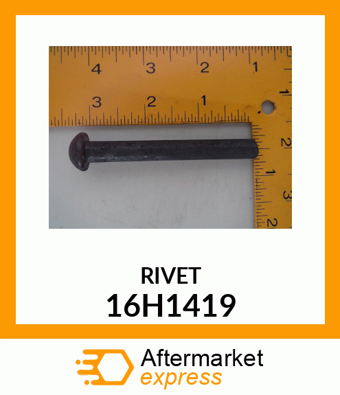 RIVET, SOLID, BUTTON HEAD 16H1419